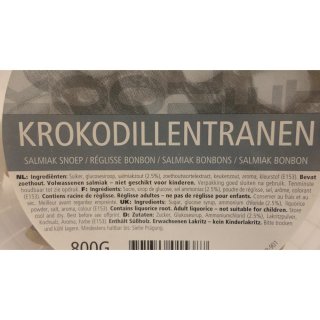 Salmiak Krokodillentranen 800g Runddose (Krokodilstränen)