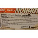 Lonka Quality Nougat met amandelen 1,5kg Dose (Nougat mit...