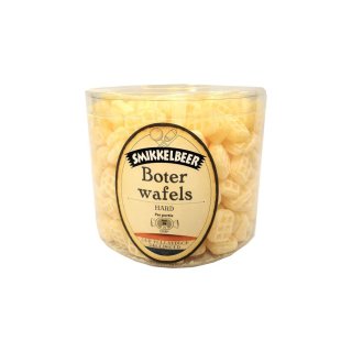 Smikkelbeer Boterwafels Hard 1600g Runddose (Bonbons)