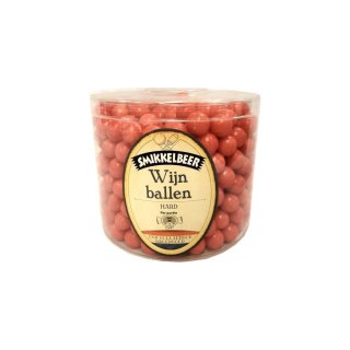 Smikkelbeer Wijnballen Hard 1700g Runddose (Bonbons)