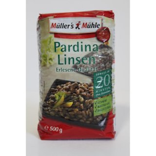 Müllers Mühle Pardina Linsen (500g Packung)