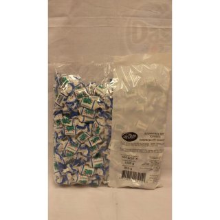 De Bron Sugarfree Mint Toffees 1000g Beutel (Zuckerfrei)