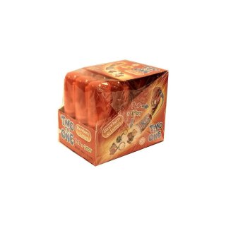 Zeta, Two to One Erdbeere(Strawberry) Lutscher mit 1 Spielzeug (12er Display)