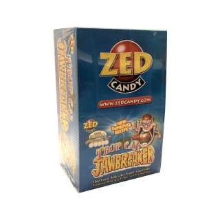 ZED Candy Tropical Jawbreaker, Tropische Bonbons mit Kaugummikern (40 x 5 Stk pro Box)