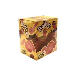 Lutti  Rollup Aardbei, Kaugummi mit Erdbeer geschmack (24 Stck pro Box)