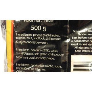 Kokki Djawa Gado-Gado Speciaal Saus 500g Beutel (Gado-Gado Erdnusssaucenpulver)