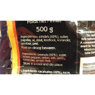 Kokki Djawa Saté Speciaal Saus 500g Beutel (Satésaucenpulver)