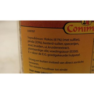 Conimex Seroendeng 450g Dose (gewürzte Kokosraspeln)