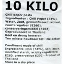 Unidex Sambal Oelek 10kg Eimer