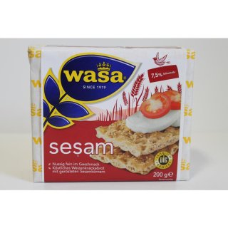 WASA Sesam Broed (200g Packung)