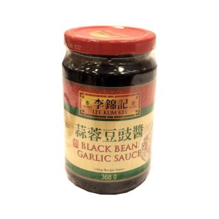 Lee Kum Kee Black Bean Garlic Sauce 368g Glas (schwarze Bohnen-Knoblauch-Sauce)