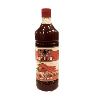 Lucullus Chilli Sauce Sweet Hot 1000ml Flasche (Süß-Scharfe Chili Sauce)