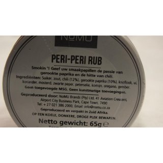 Nomu Barbecue Rub Gewürz Peri-Peri 65g (Paprika & Chili)