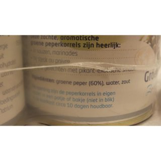 Royal Mail Groene Peperkorrels 6 x 200g Konserve (eingelegter Grüner Pfeffer)