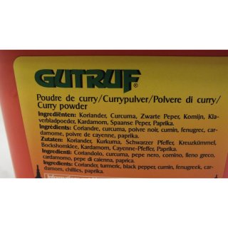 Gutruf Curry Powder 440g Eimer (Currypulver)