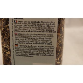 Verstegen Gewürzmischung Pure Experiences Season Pepper Wild Mushroon 160g Dose (Pfeffer mit Wildpilzen)