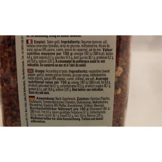 Verstegen Gewürzmischung Pure Experiences Season Pepper Harissa 225g Dose (Pfeffer mit Chiligewürzmischung)