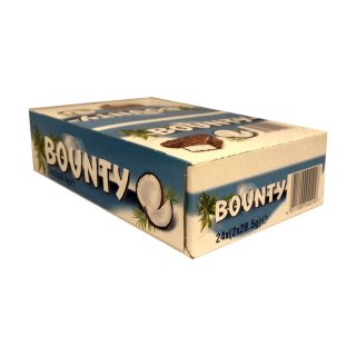 Bounty Vollmilch Schokoladen-Riegel (24x57g Box)
