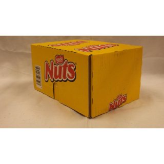 Nuts Schokoladen-Riegel 24 x 42g Karton