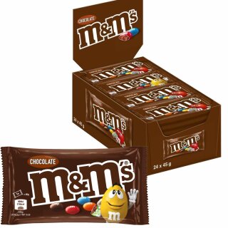 m&ms Choco Schokolade (24x45g Beutel) VPE