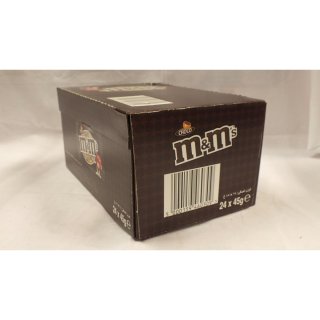 m&ms Choco Schokolade (24x45g Beutel )