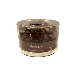 Bonbiance pindarotsjes melk 700g Runddose (Erdnusskrokant Vollmilchschokolade)