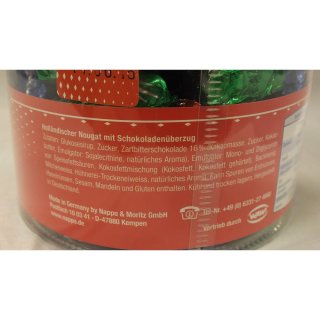 Nappo 280g Runddose (Holländischer Nougat mit Schokoladenüberzug)