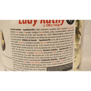 Lady Kathy Chocolade Medaillon 909g Runddose (Schokoladen-Medaillon)