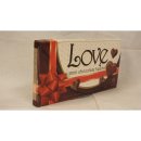 Love mini chocolate hearts 90g Packung (Mini Schokoladenherzen)
