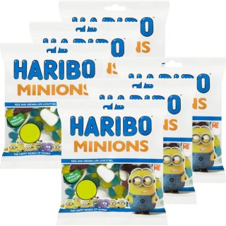 Haribo Minions Fruchtgummi 6 x 180g Beutel