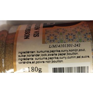 Rabda Cuisine Couscous Kruiden voor Vis 180g Dose (Couscous Kräuter für Fisch)