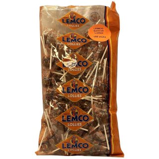 Lemco Salmiak Knotsen, 150 Stck pro Tüte (Salmiak Lutscher)