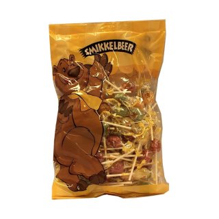 Smikkelbeer Fruit Lolly,  100 Stck. Tüte (Frucht Lutscher)
