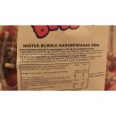 Mister Bubble Knotsen met Bubble Gum Vulling Aardbei 100 Stck pro Beutel (Erdbeerlutscher mit Kaugummi Füllung)