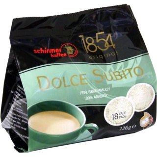 Kaffeepads schirmer kaffee Dolce Subito (18 Pads)