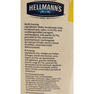 Hellmanns Naturel Dressing 3000ml Flasche (Natur)