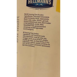 Hellmanns Fijne Kruiden Dressing 3000ml Flasche (Feine Kräuter)