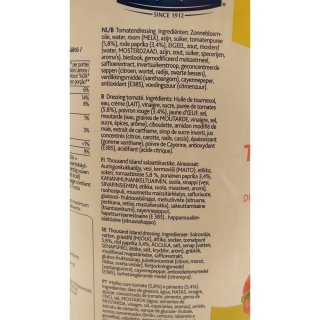 Hellmanns Thousand Islands Dressing 3000ml Flasche (Tomatendressing)