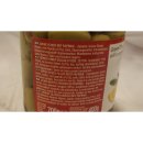 Baktat Grüne Oliven gefüllt mit Paprika 700g Glas