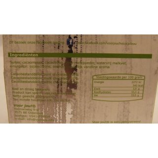 Voor Jou een opkikker 100g Geschenkpackung (Schokoladen-Frösche)