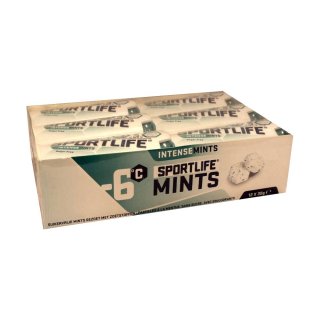 Sportlife Intense Mints -6°C 12 x 30g Pastillen (Zuckerfrei)