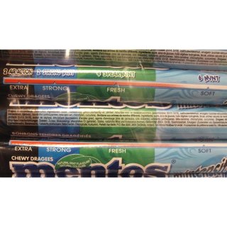 Mentos Mintensity Kaudragees 40 x 37,5g Packung (4 Fach sortiert, Air Action, Strong Mint, Spearmint & Mint)