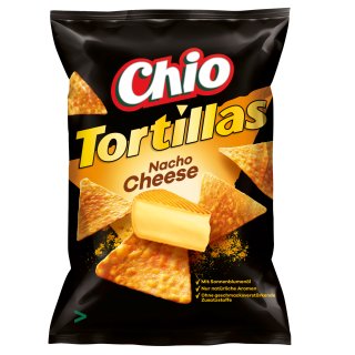 Chio Tortilla Chips Nacho Cheese (1x125g Packung)