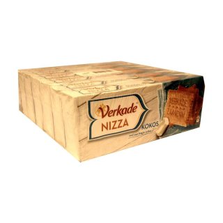 Verkade Nizza Kokos 6 x 240g Packung (Kokosgebäck)