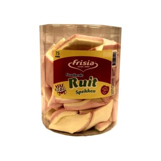 Frisia Schaumzucker Gesuikerde Ruit Spekken 75 Stück Runddose (gezuckerte Rauten)