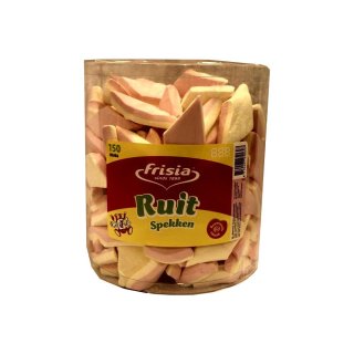 Frisia Schaumzucker Ruit Spekken 150 Stück Runddose (Rauten mit Vanillearoma)