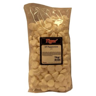 Tiger DF Peppermint Pastillen 1000g Beutel (Englische Pfefferminze)