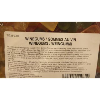 Traditional Treats Winegums 3000g Beutel (Weingummi)