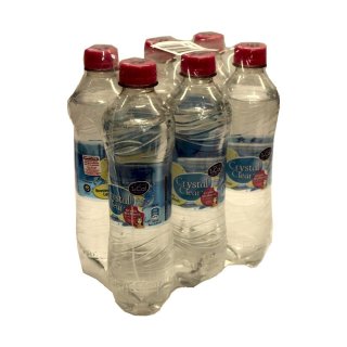 Crystal Clear Lemon 6 x 0,5l PET-Flasche (Wasser mit Zitronengeschmack)