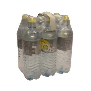 O2 Life Lemon Grapefruit 6 x 0,75l PET-Flasche (Wasser mit Zitronen & Grapefruitgeschmack)
